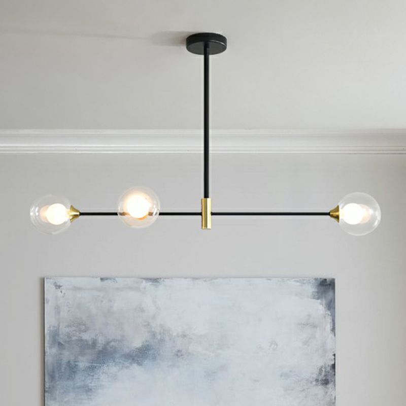 Valentina Nordic Bubble Metal Pendant Light, Black | ventumra