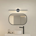Arisha LED Linear Mirror Front Vanity Wall Lamp, Black/Gold - Neutralighting