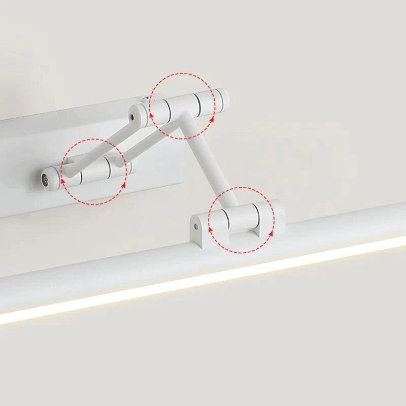 Volo Modern Linear Mirror Front Vanity Metal LED Wall Lamp | ventumra