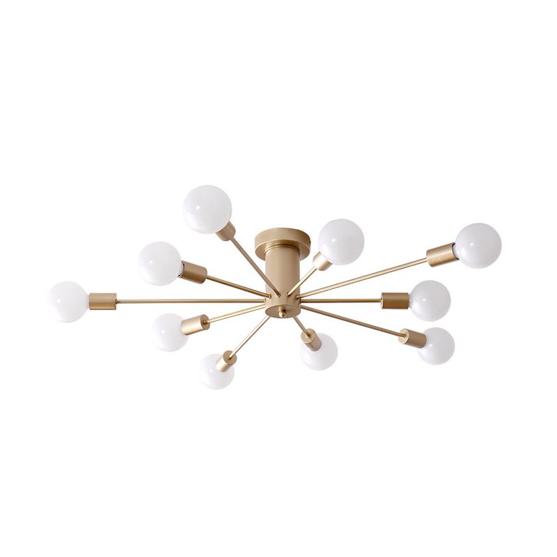 Valentina Modern Globe Bubble Flush Mount Ceiling Light | ventumra