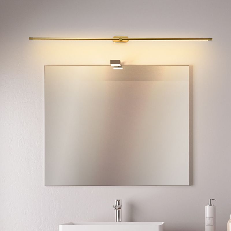Ivox Minimalist Linear Wall Lamp Gold&Black | ventumra