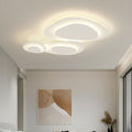 Arisha Modern Unique Shape LED White Flush Mount Ceiling Light Bedroom - Neutralighting