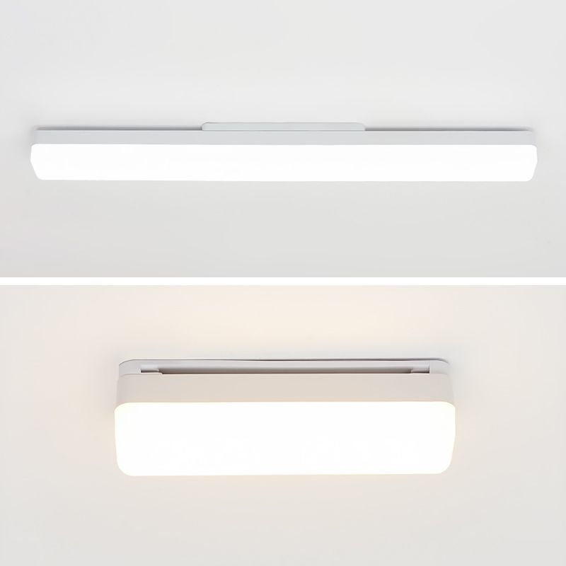 Arisha Modern Rectangular Modern Wall Lamp, White | ventumra