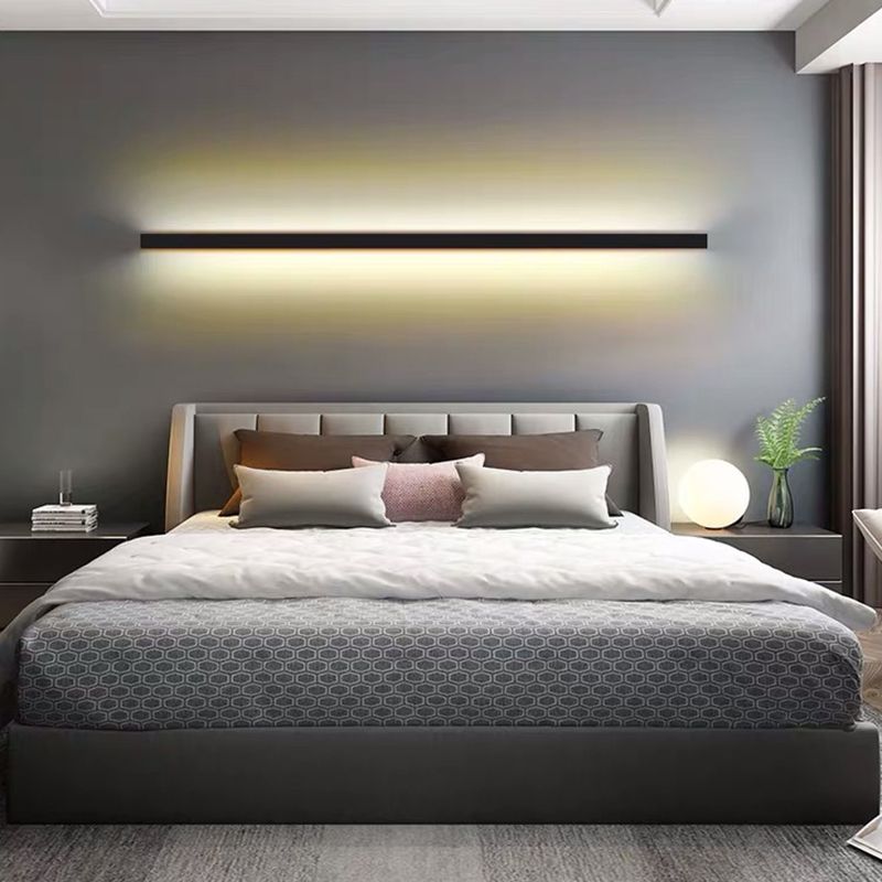 Gravo minimalistische lineaire metalen wandlamp, goud/zwart/wit | ventumra