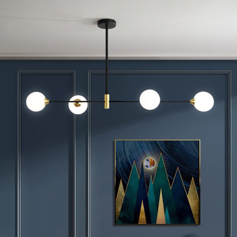 Valentina Nordic Bubble Metal Pendant Light, Black | ventumra
