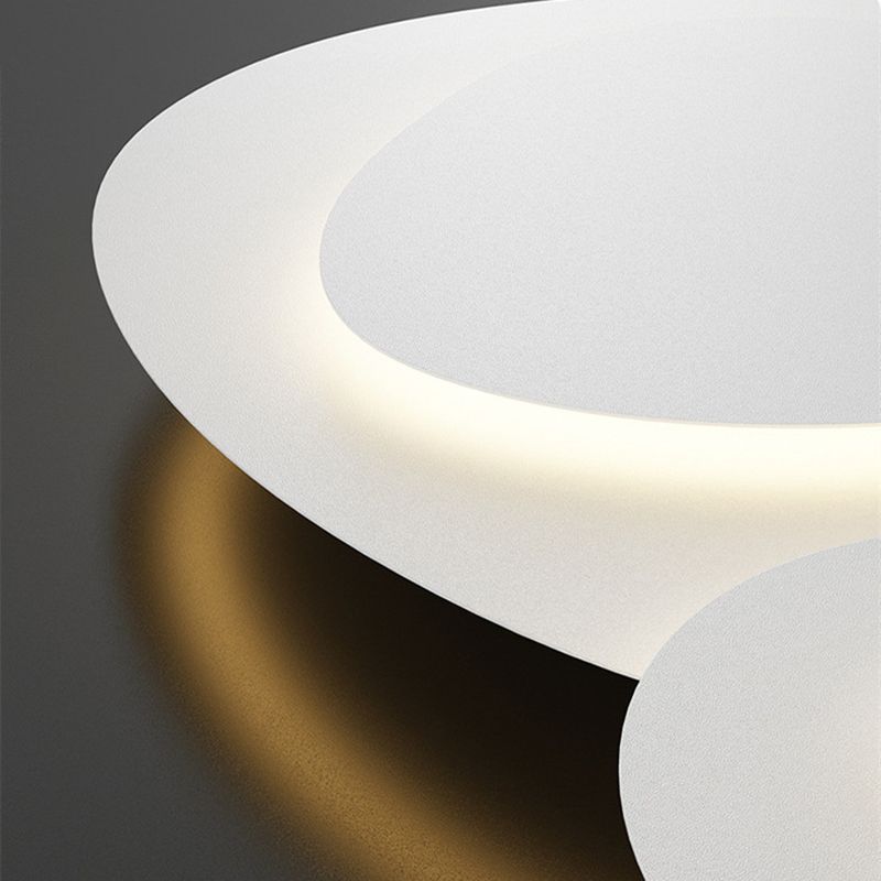 Arisha Modern  Unique Shape LED White Flush Mount Ceiling Light Bedroom | ventumra