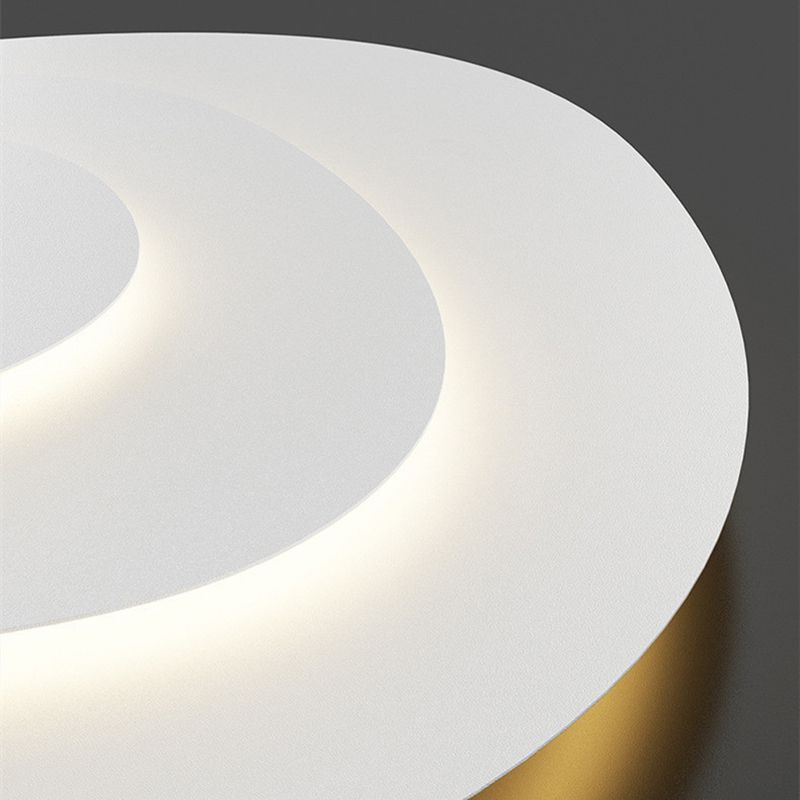 Arisha Modern  Unique Shape LED White Flush Mount Ceiling Light Bedroom | ventumra