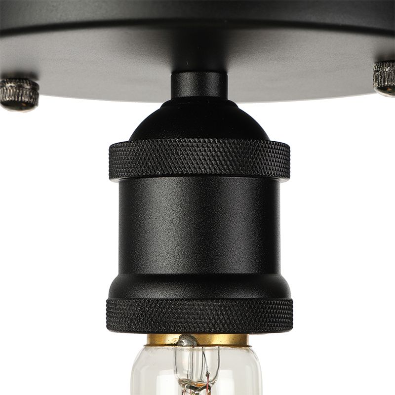 Silva Retro Vintage Bulb Semi-Flush Mount Ceiling Light | ventumra