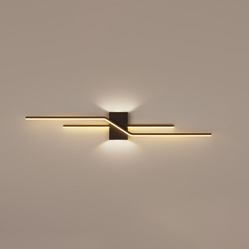 Arisha Minimalist Linear Metal Vanity Wall Light | ventumra