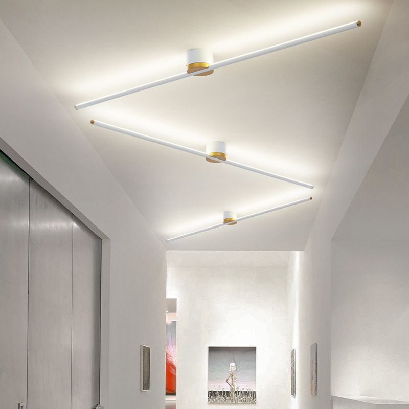 Luminária de teto linear Erix de montagem embutida | ventumra