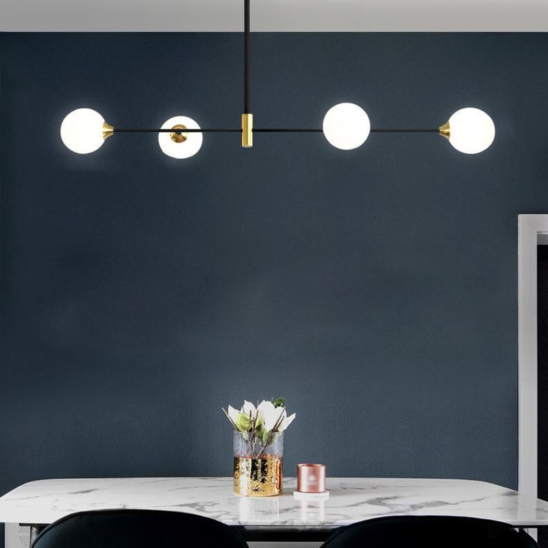 Valentina Nordic Bubble Metal Pendant Light, Black | ventumra