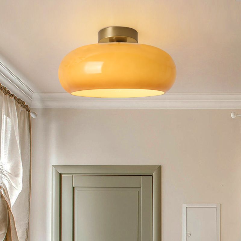 Charlotte Glass Flush Mount Ceiling Light | ventumra
