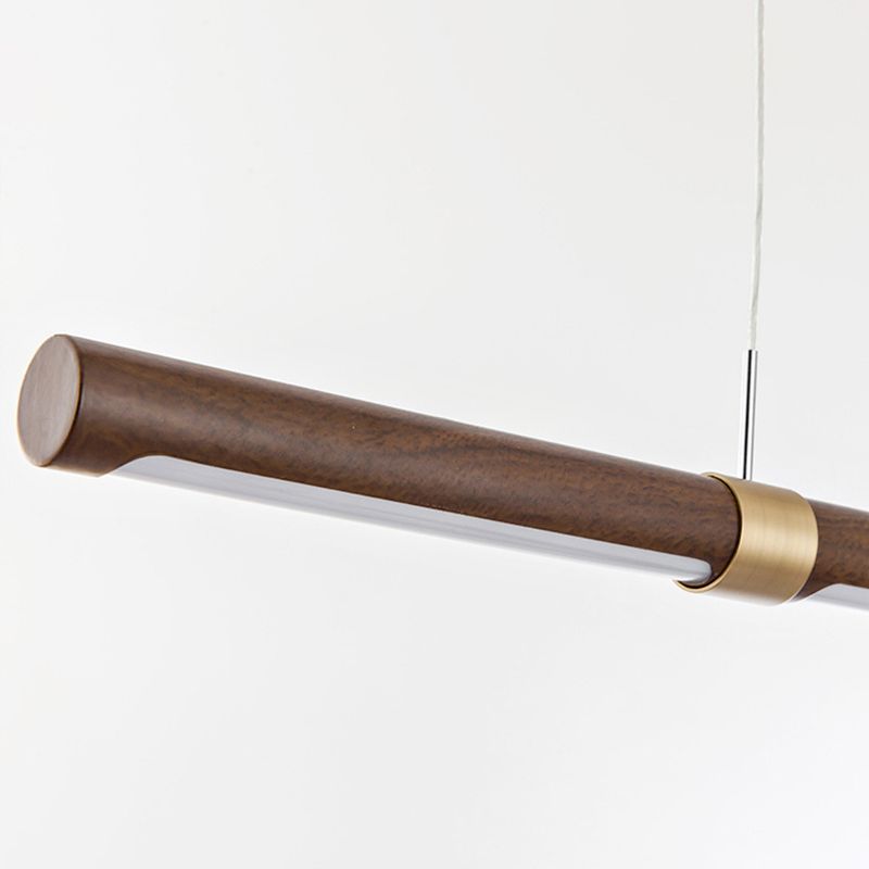 Muto Modern Minimalist Pendant Light, Metal Water Transfer Wood | ventumra