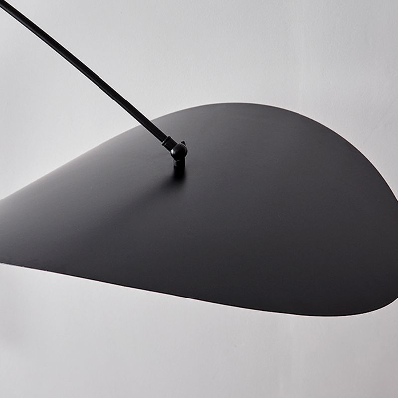Arisha Arc Wall Lamp, Metal/Glass, Black/Gold, Bedroom | ventumra