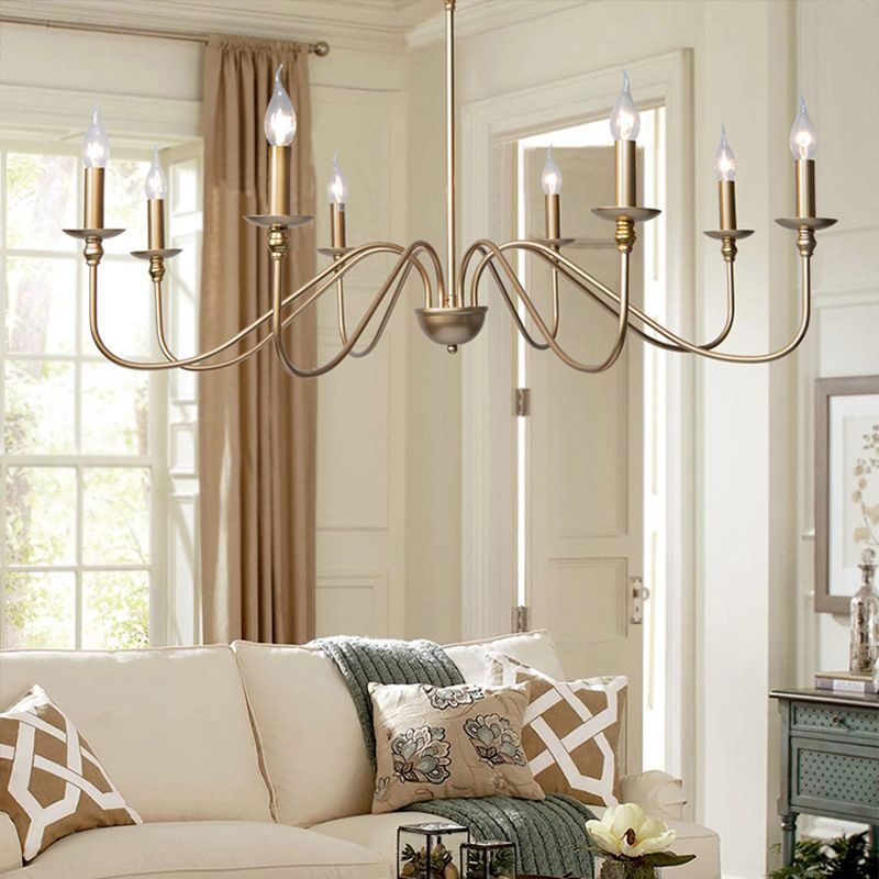 Orix Retro Vintage Candle Metal Chandelier | ventumra