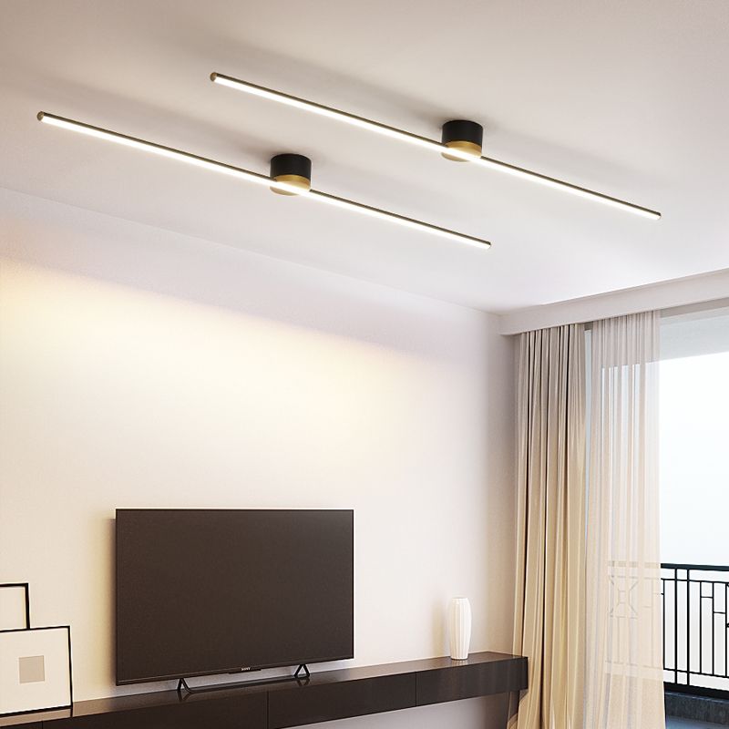 Luminária de teto linear Erix de montagem embutida | ventumra