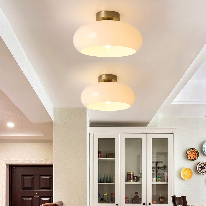 Charlotte Glass Flush Mount Ceiling Light | ventumra