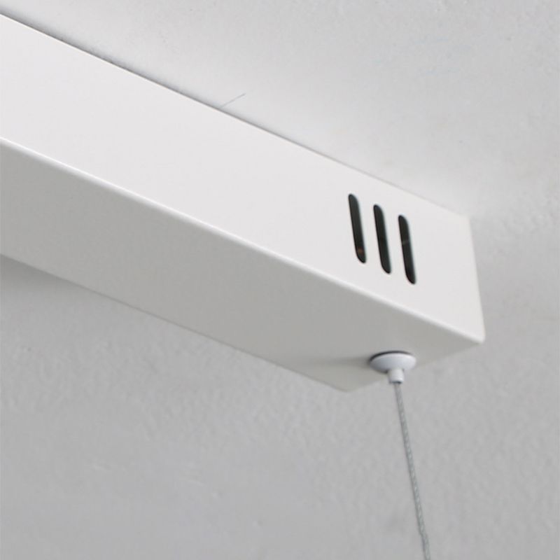 Arisha Wave Linear Pendant Light, Black/White | ventumra