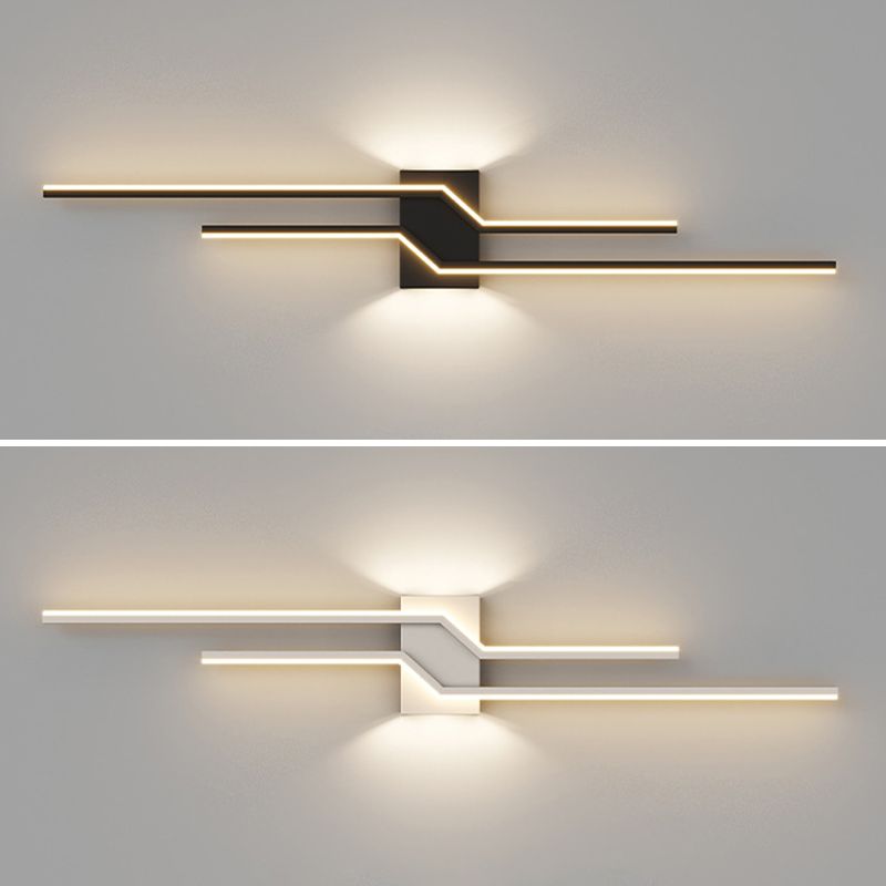 Arisha Minimalist Linear Metal Vanity Wall Light | ventumra