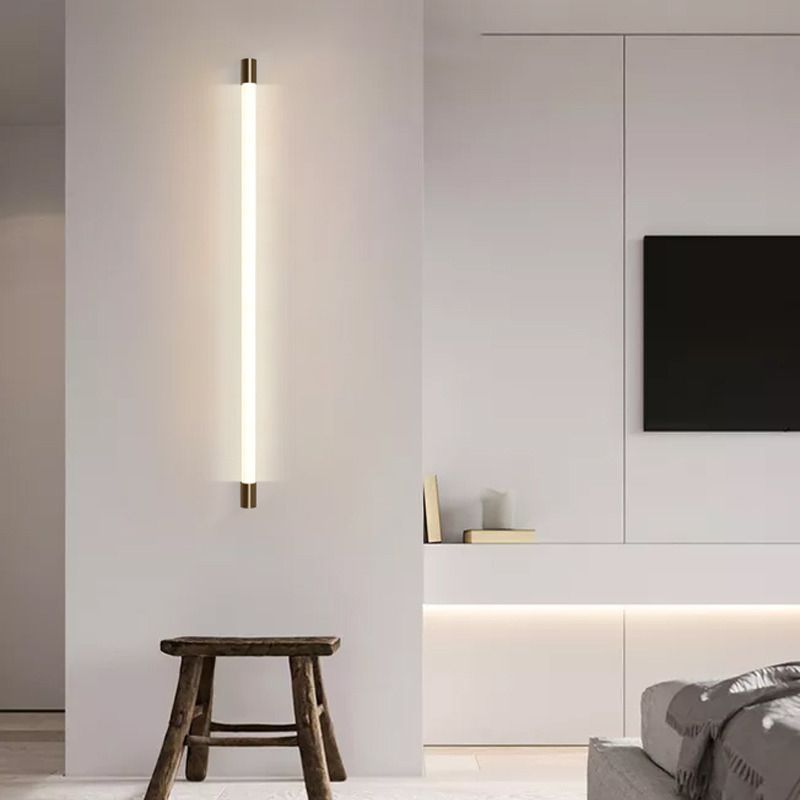 Arisha Modern Gold Mirror Front Vanity Wall Lamp, Metal/Acrylic - Neutralighting