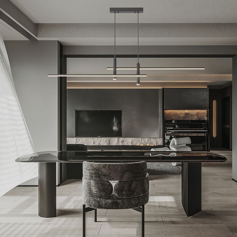 Prym Pendant Light Modern Linear Dining Room | ventumra