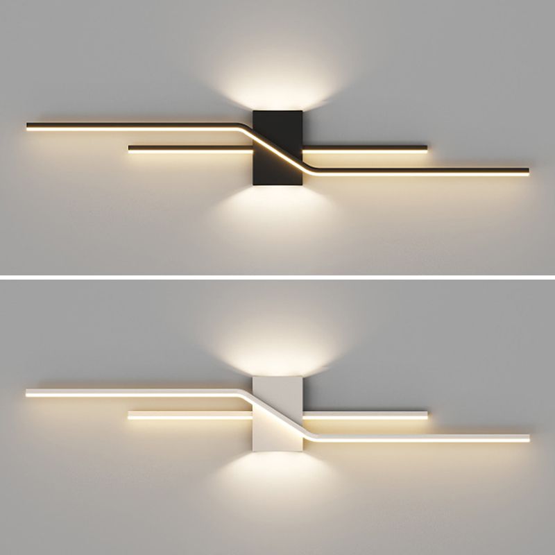 Arisha Minimalist Linear Metal Vanity Wall Light | ventumra