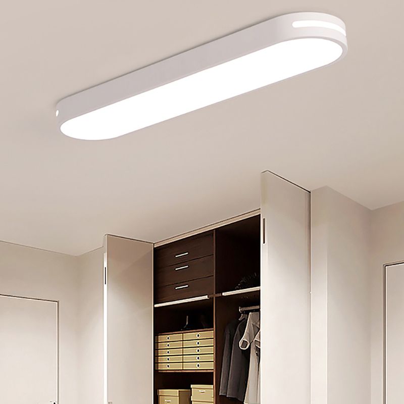 Arisha Oval Flush Mount LED Ceiling Light, Black/White/Grey/Gold | ventumra