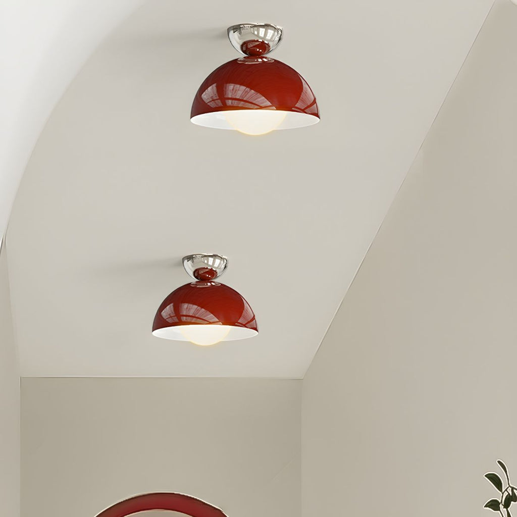 Valentina Simple Modern LED Flush Mount Ceiling Light Metal Balcony | ventumra