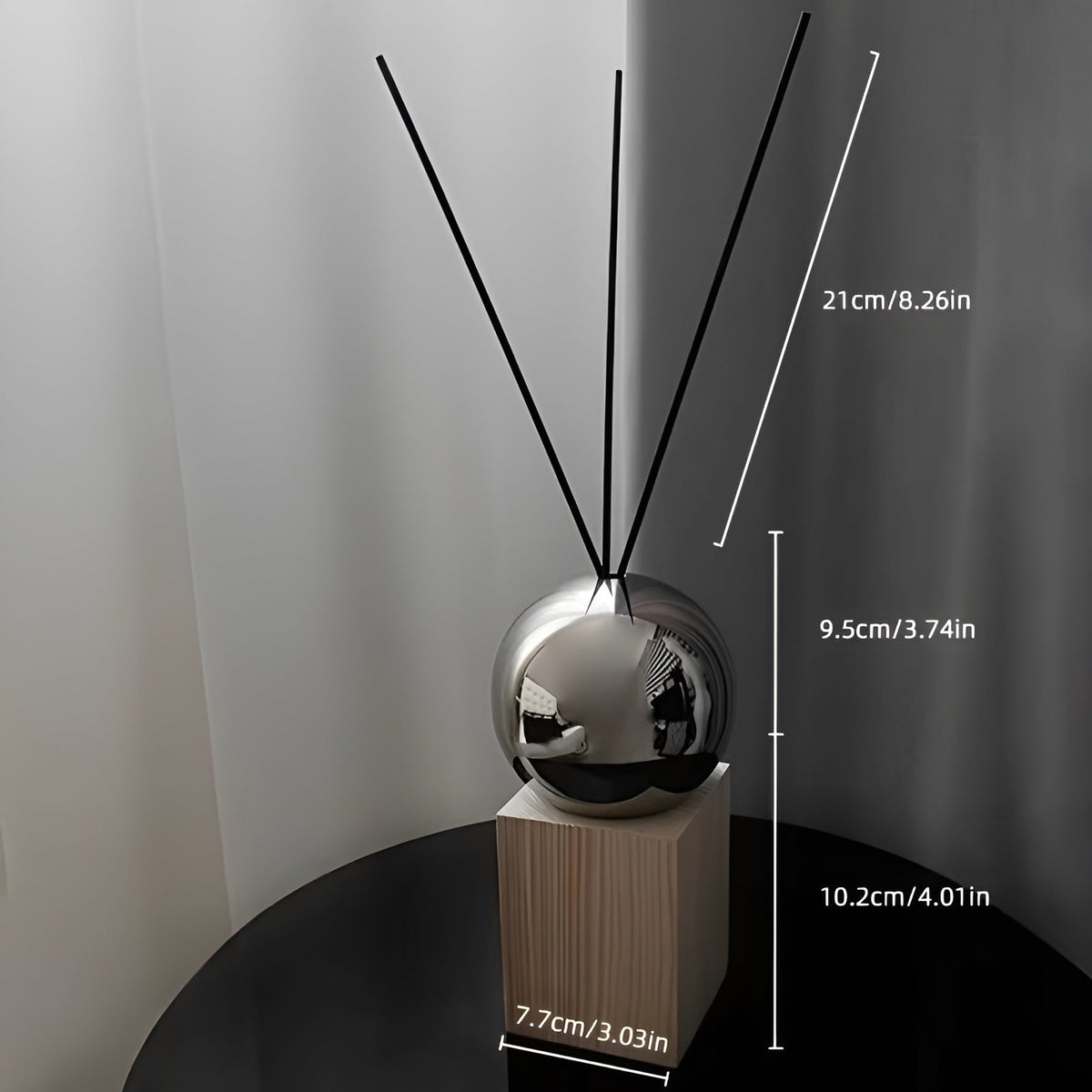 Stainless Steel Fragrance Diffuser — Elegant, Gentle Aroma