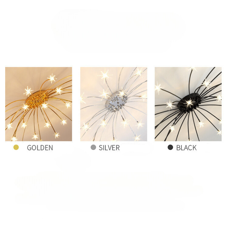 Arisha Art Deco Starry  Flush Mount Ceiling Light | ventumra