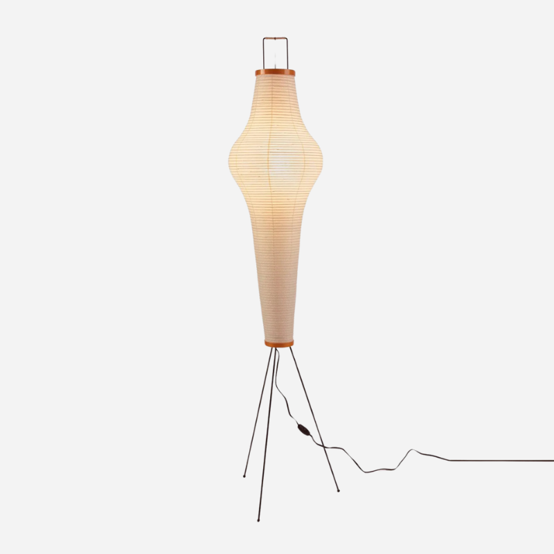 Selora Tripod Floor Lamp with Paper Lantern Shade Glow