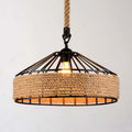 Epoch Retro Rope Metal Pendant Light, Black - Neutralighting
