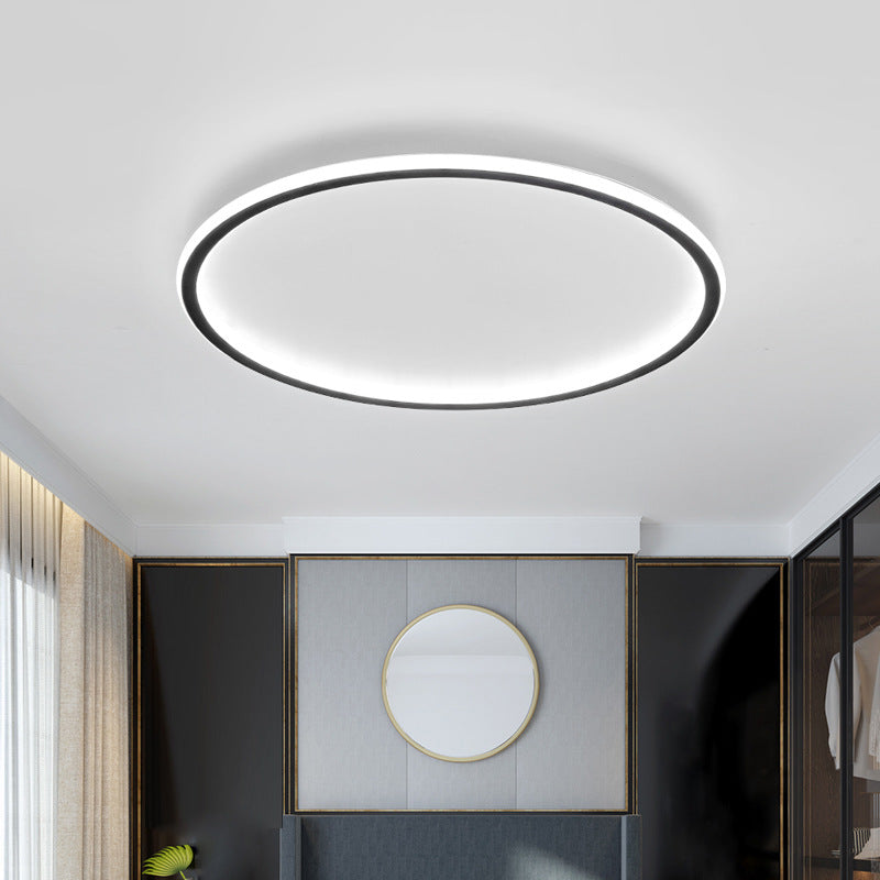 Skandinavisk rund Halo-loftlampe | Ventumra