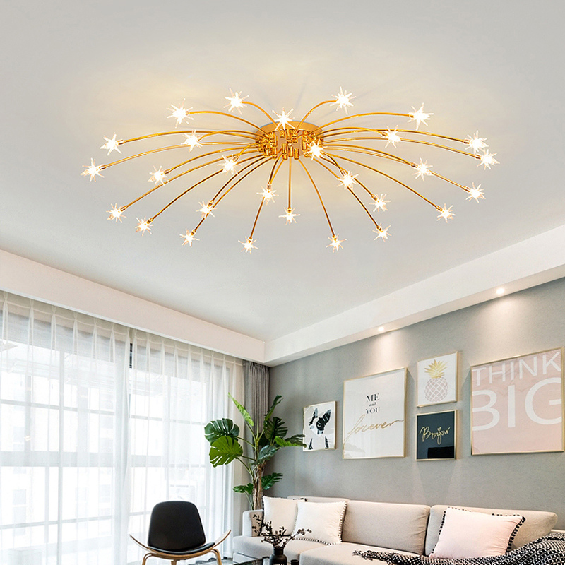 Arisha Art Deco Starry  Flush Mount Ceiling Light | ventumra