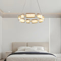 Arisha Minimalist Ring Metal Pendant Light,Black/Gold | ventumra