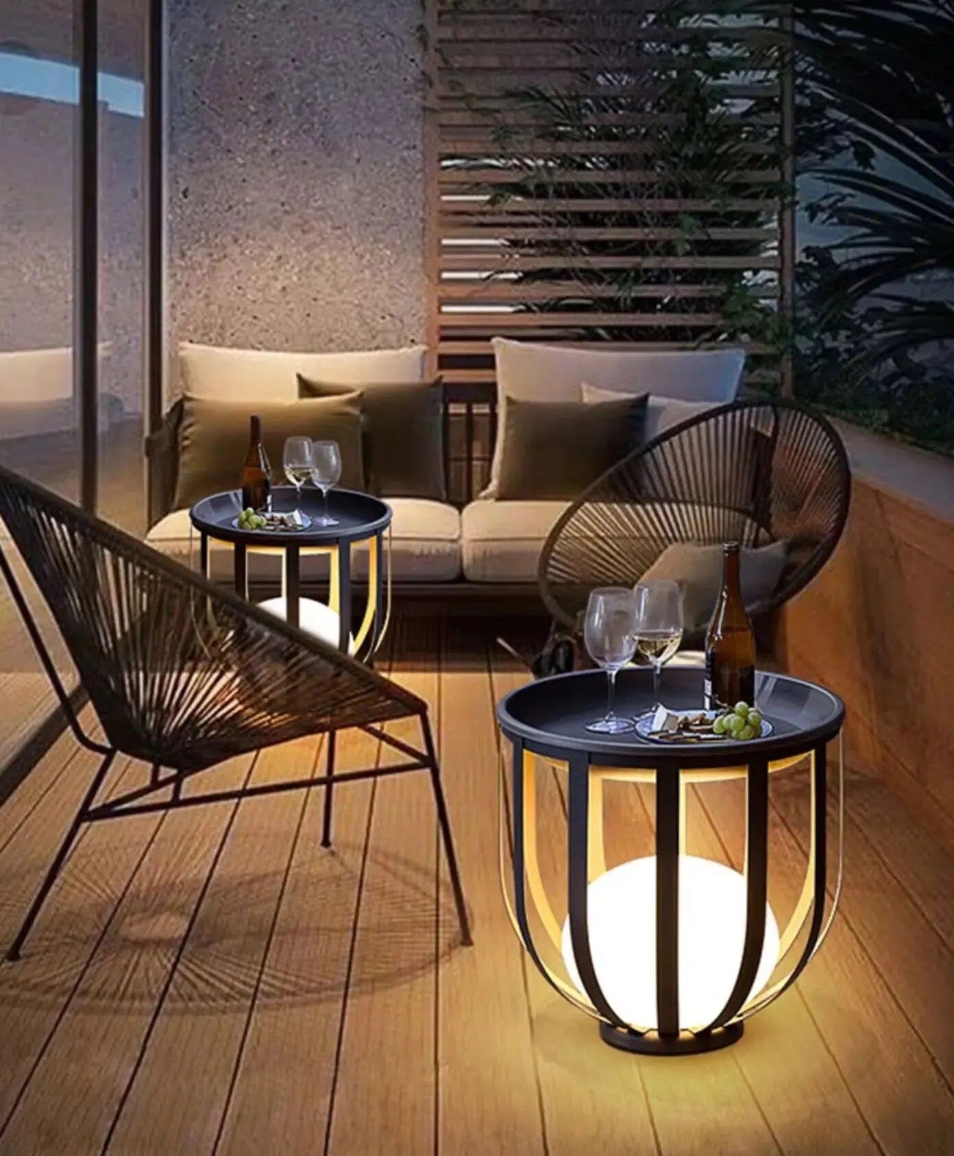 SylvaGlow | Waterproof Solar Flower Pot Lamp for Outdoors