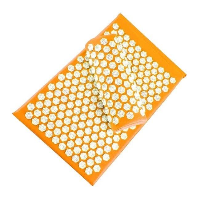 CalmFlow Acupressure Yoga Mat and Cushion Set — High-Density Contoured Node Design