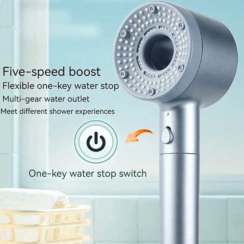 AquaPure Hand Shower with Double-Effect Water Purifying Filter
