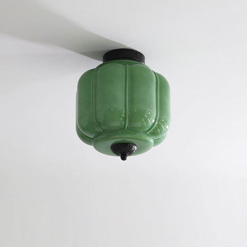 Elyra Green Glass Ceiling Lamp - Neutralighting
