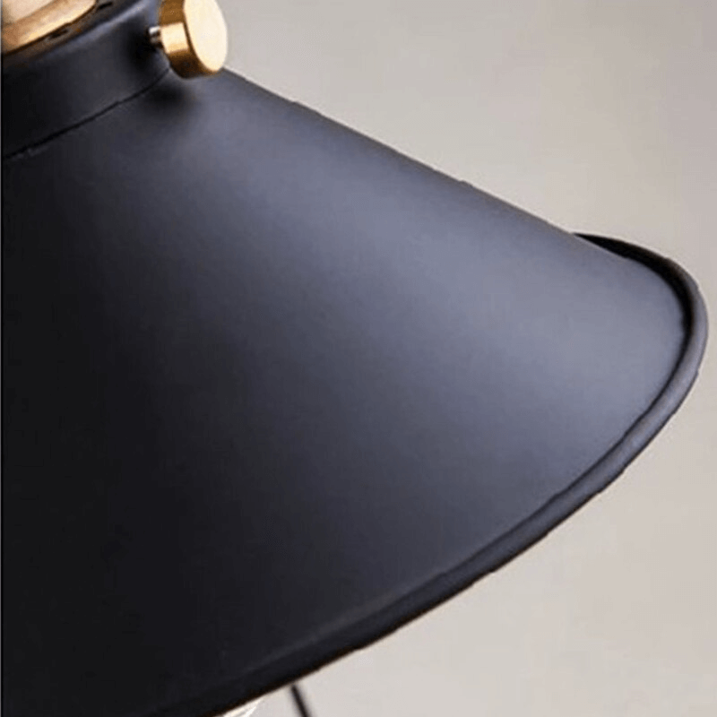 Elora Brass Cone Pendant Light in Vintage Industrial Style