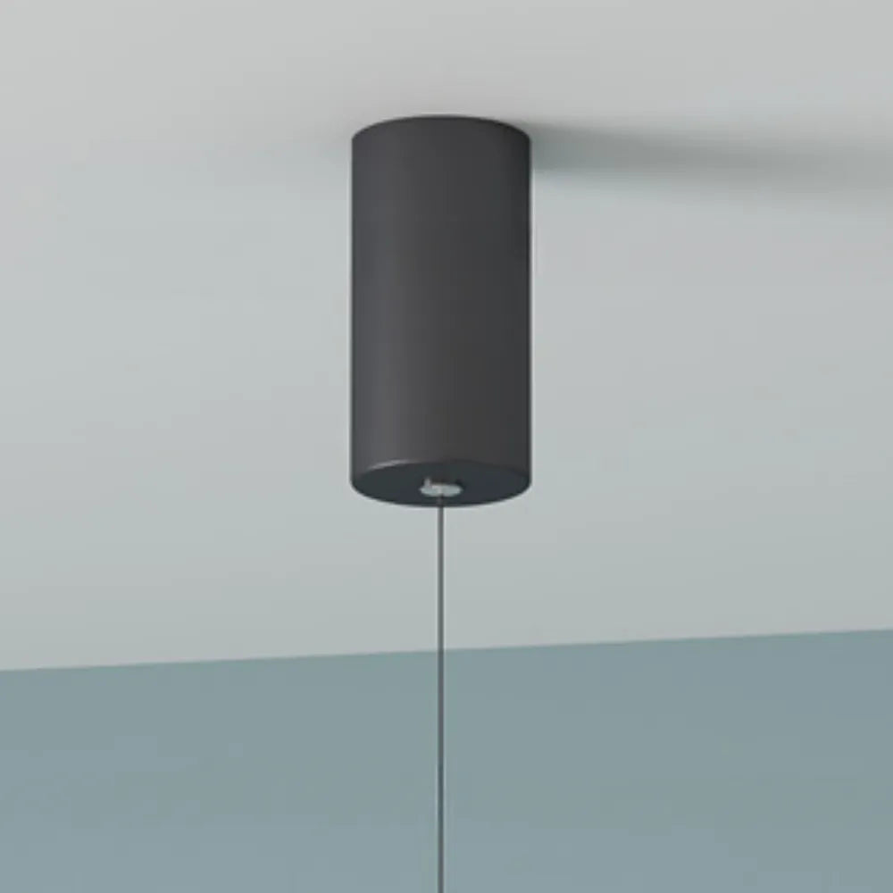 Erix Minimalist Linear Pendant Light Bedside, Black | ventumra