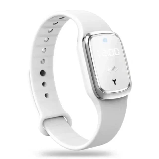 Pulsera repelente de mosquitos ultrasónica AeroGuard — Batería recargable, diseño moderno