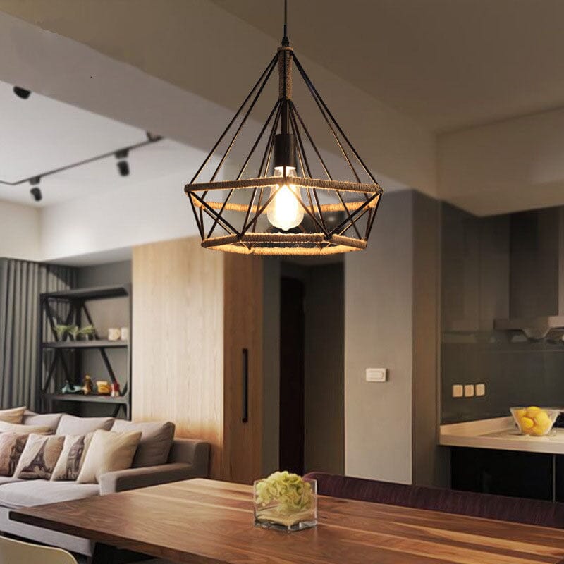 Auriel Twine Lamp Nordic Vintage Handcrafted Lighting