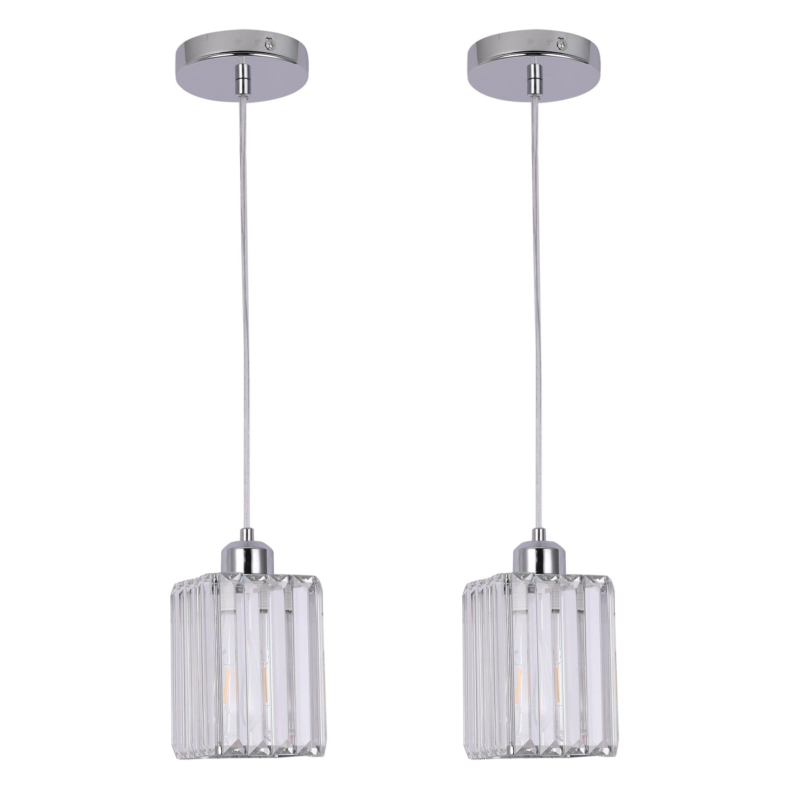 Lumistra Crystal Glass Pendant Light for Living Rooms