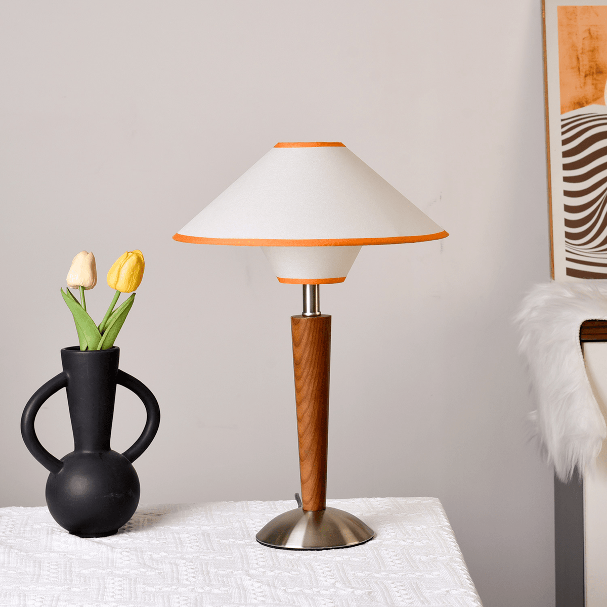 Talonwood Wooden Table Lamp | Ventumra