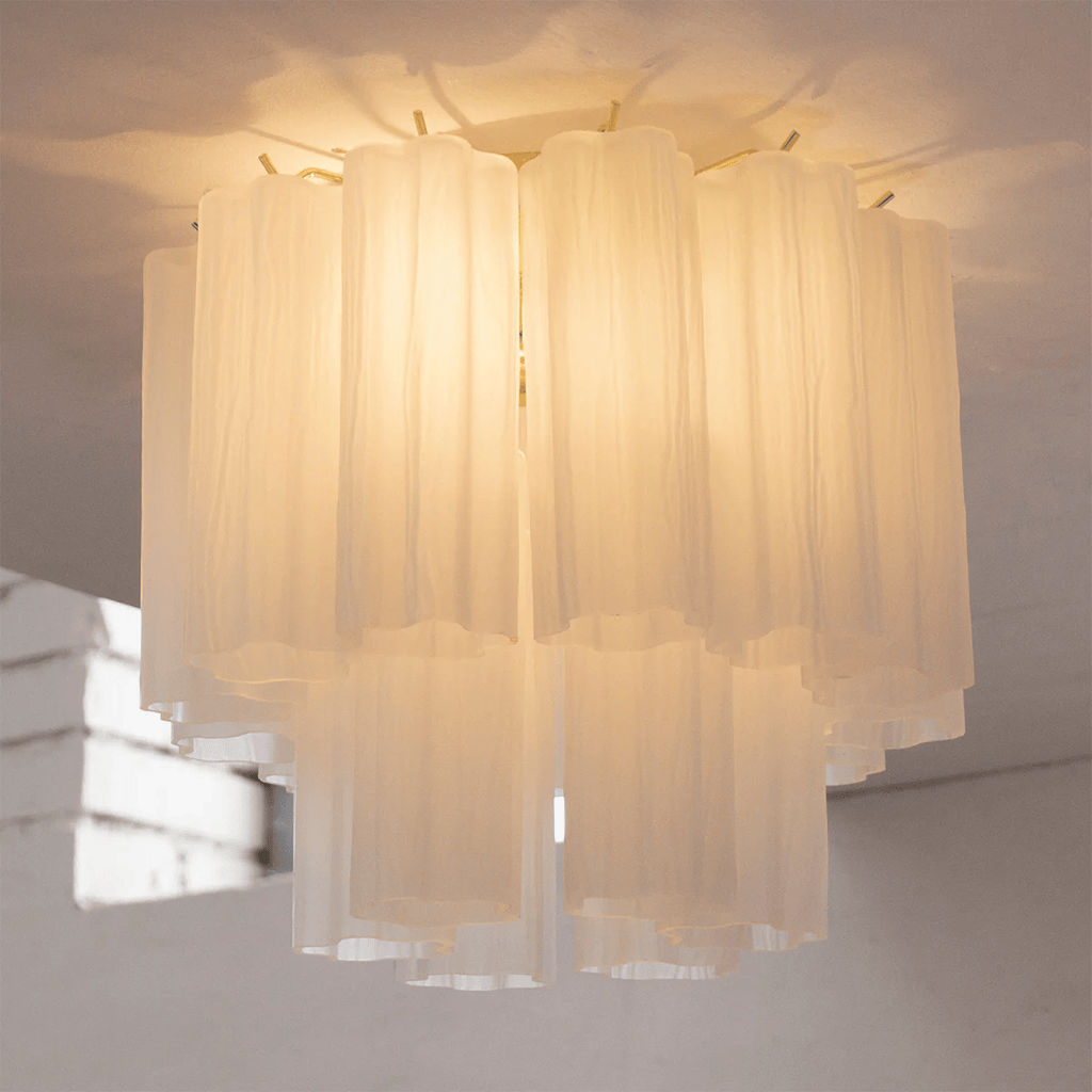 Aurora Tubes Ceiling Lamp Pink Waterfall Style | ventumra