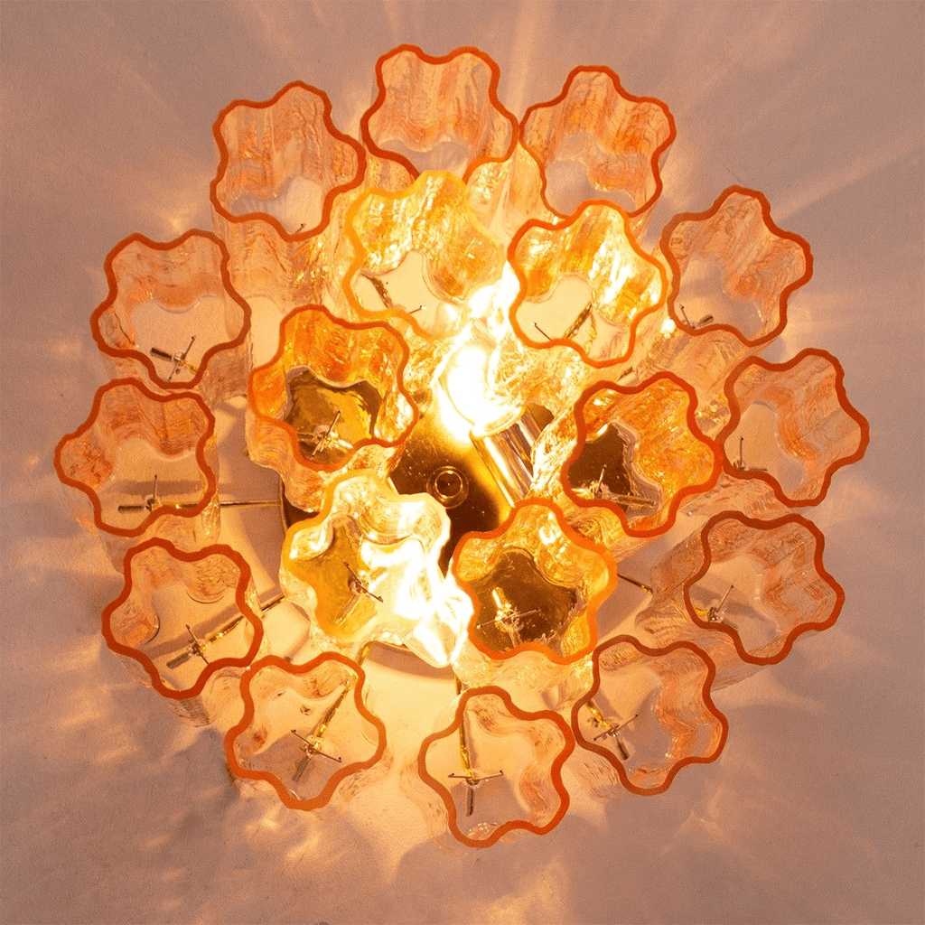 Aurora Tubes Ceiling Lamp Pink Waterfall Style | ventumra