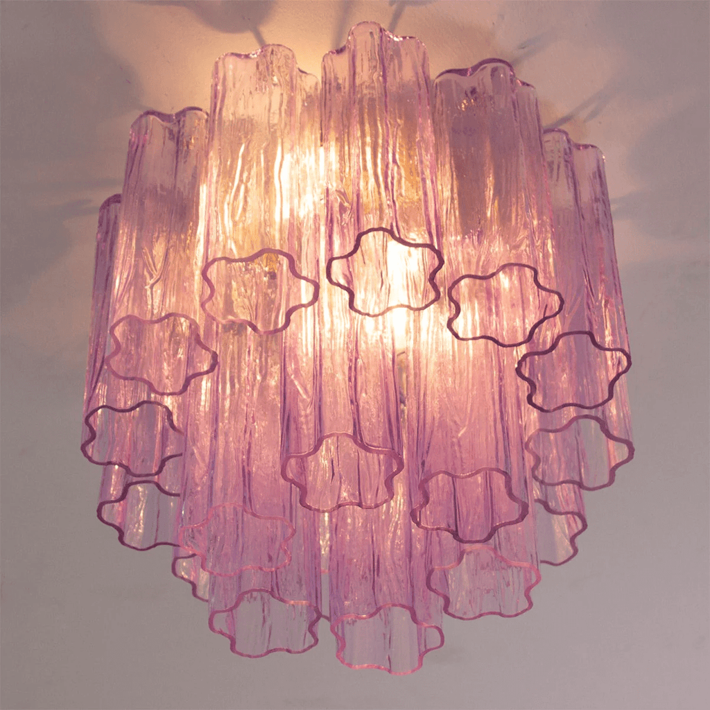 Aurora Tubes Ceiling Lamp Pink Waterfall Style | ventumra