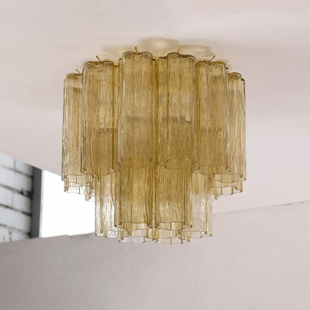 Aurora Tubes Ceiling Lamp Pink Waterfall Style | ventumra