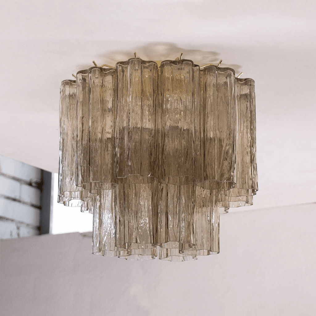 Aurora Tubes Ceiling Lamp Pink Waterfall Style | ventumra